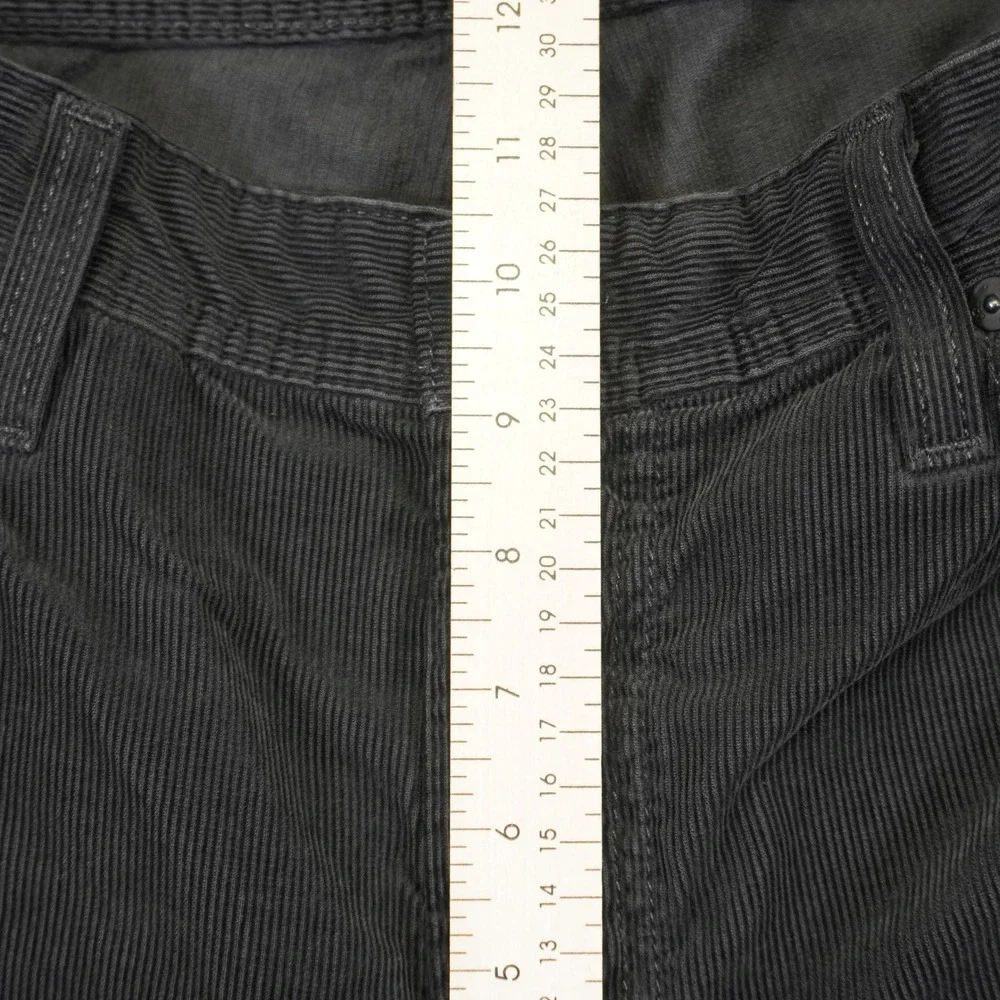 AG Adriano Goldschmied Pants Mens 36 (Fit 38x35) Gray Protege Straight Corduroy